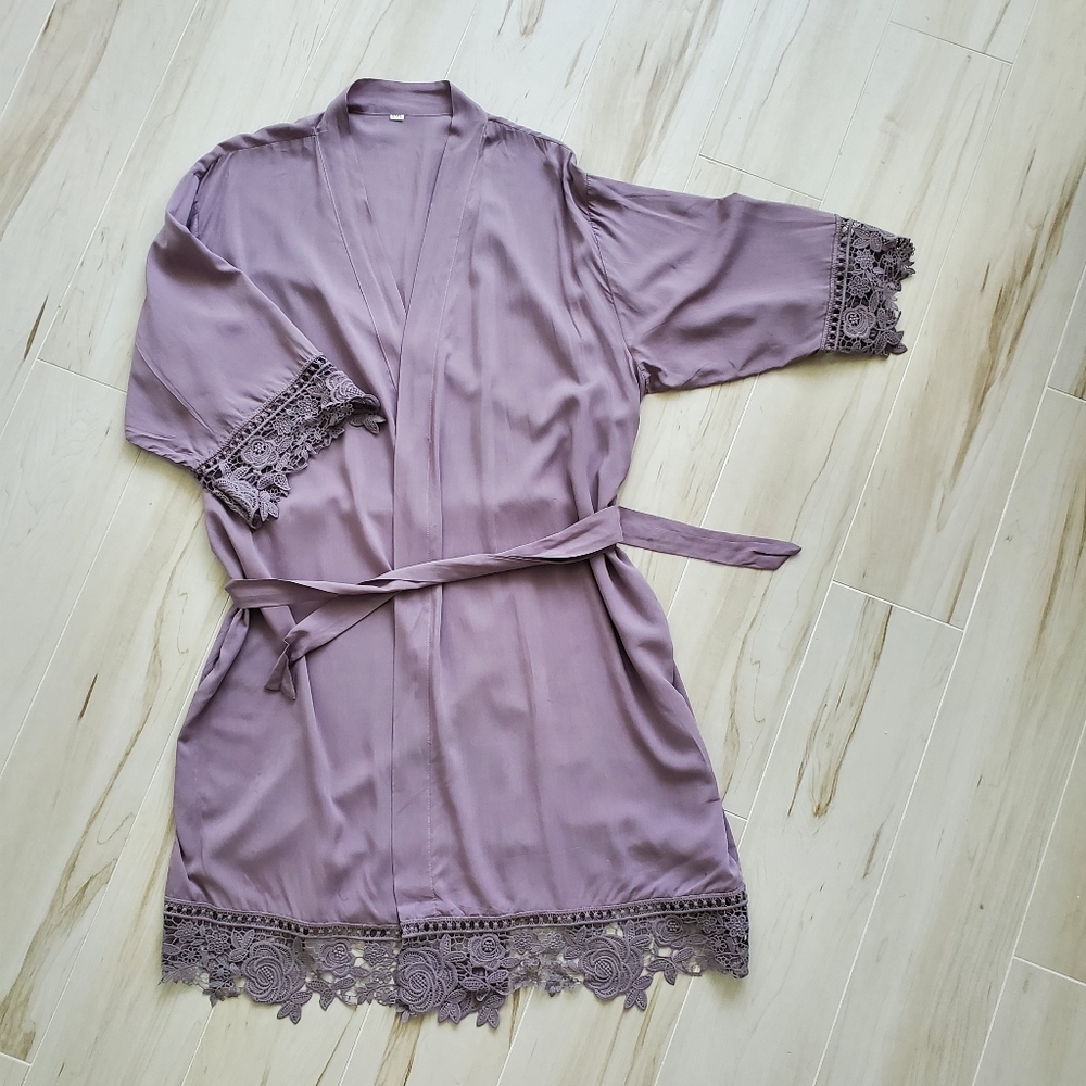 Elegant lavender duster